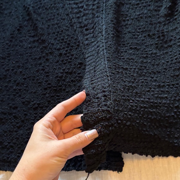 Wild Fable Textured Black Cardigan Size Medium - Picture 5 of 6